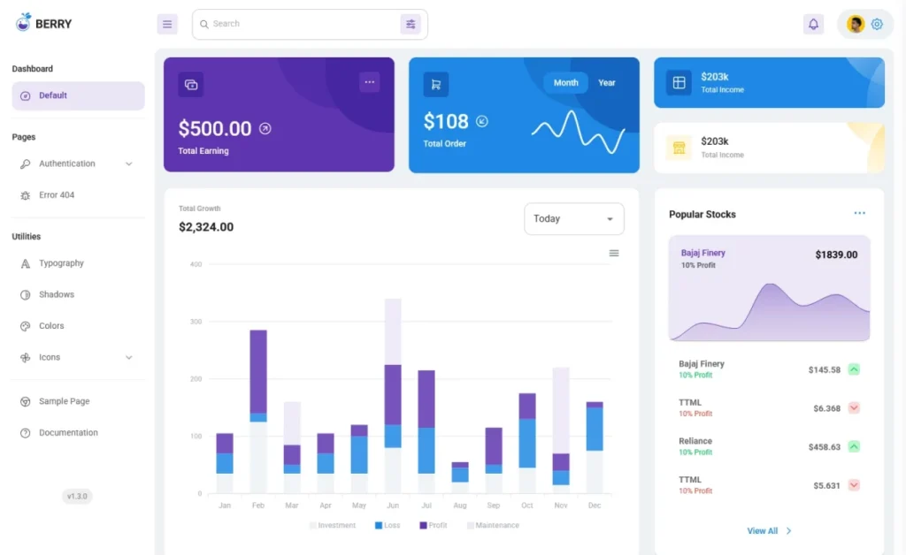 Berry – Free Responsive Vue.js Admin Dashboard Template Berry – Free Responsive Vue.js Admin Dashboard Template
