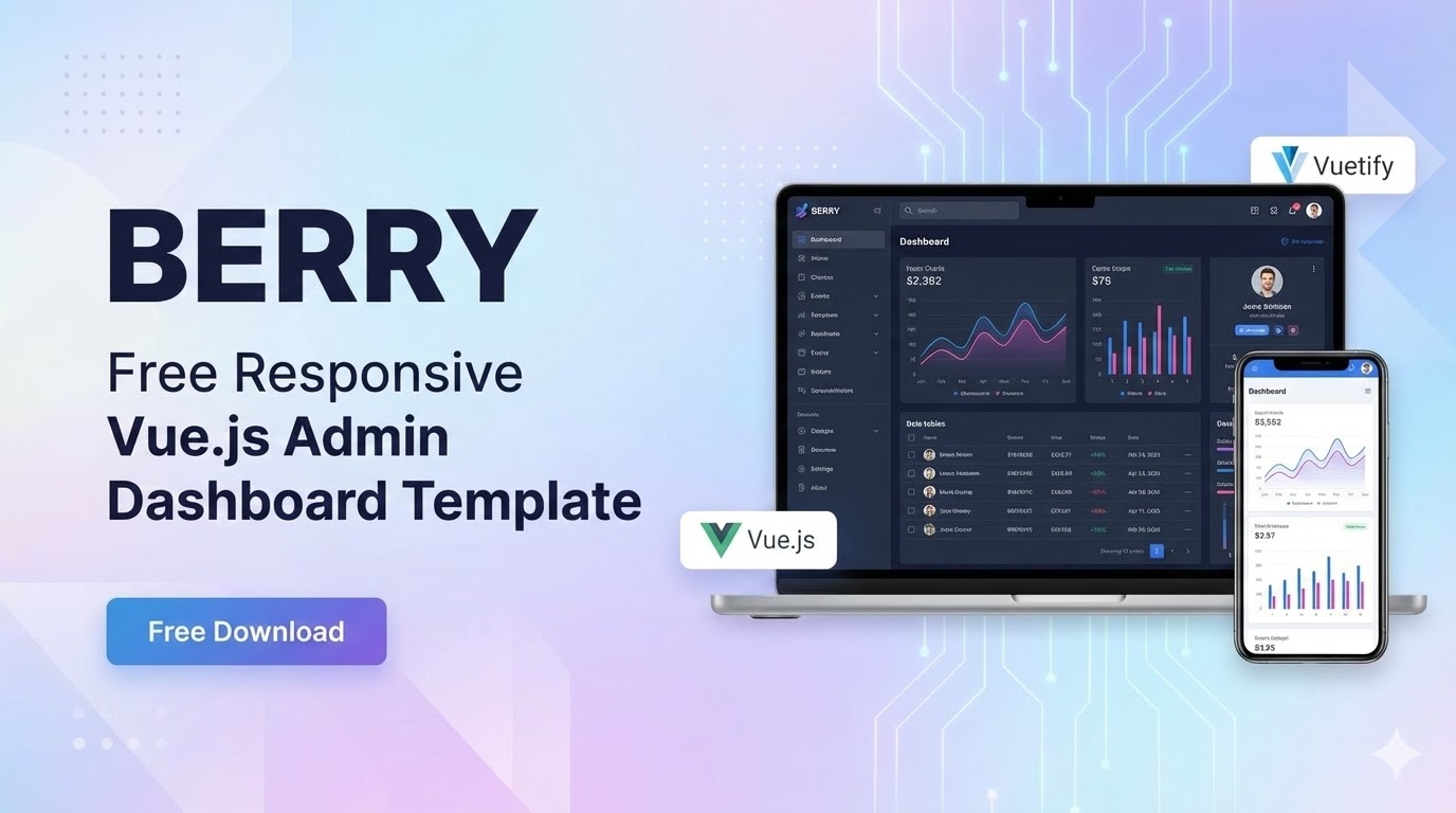Berry – Free Responsive Vue.js Admin Dashboard Template
