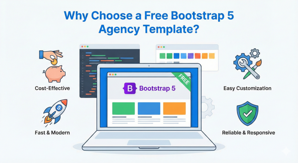 Preview of Charitize Free Bootstrap 5 Agency Template